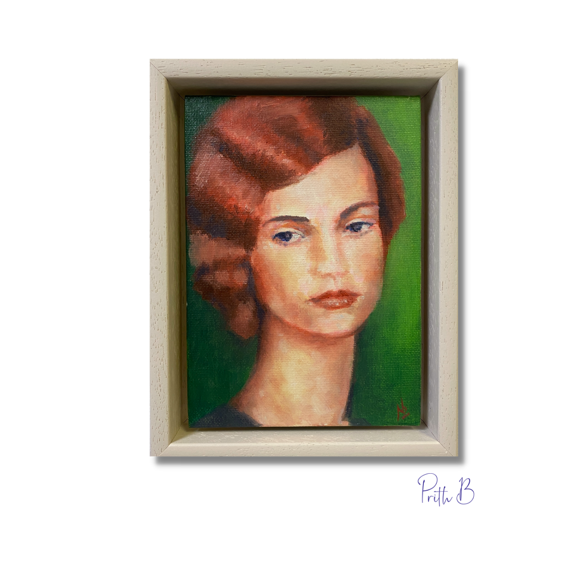 'Woman with red hair'