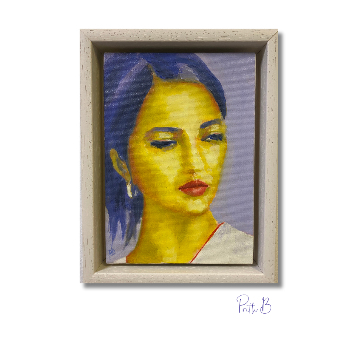 'Woman in white shirt'