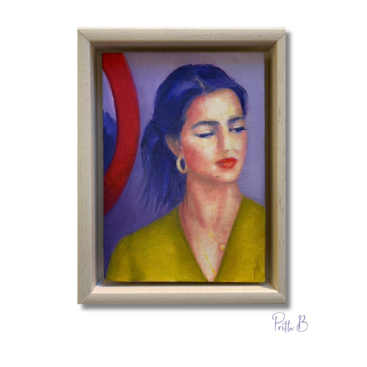'Woman in yellow shirt'