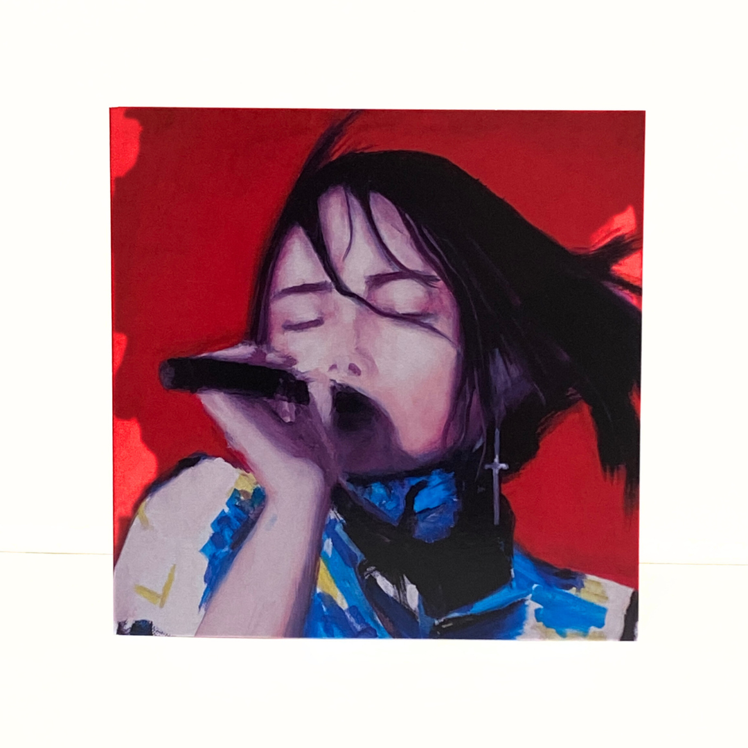 The Singer (1) Greeting Card