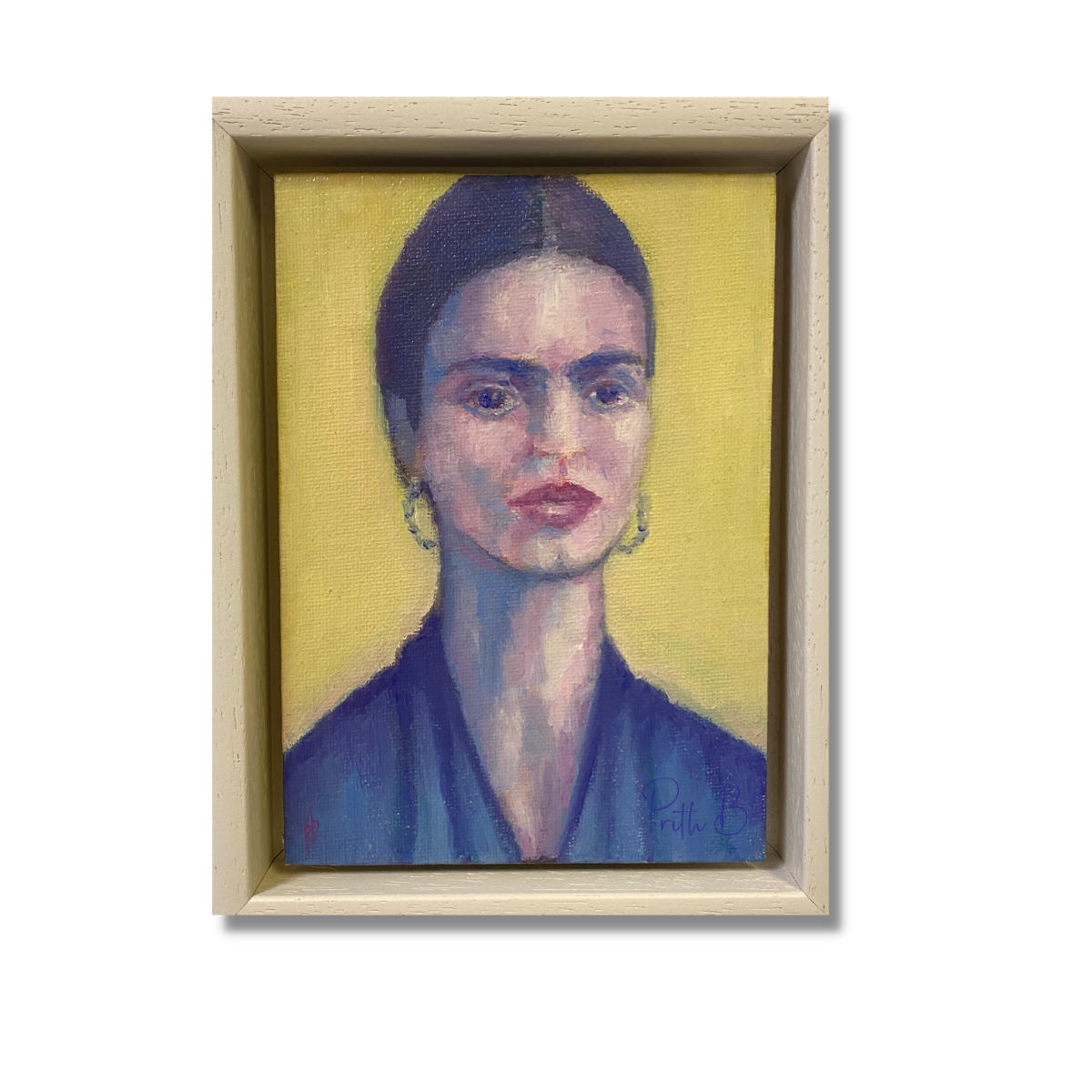 'Frida in Blue shawl'